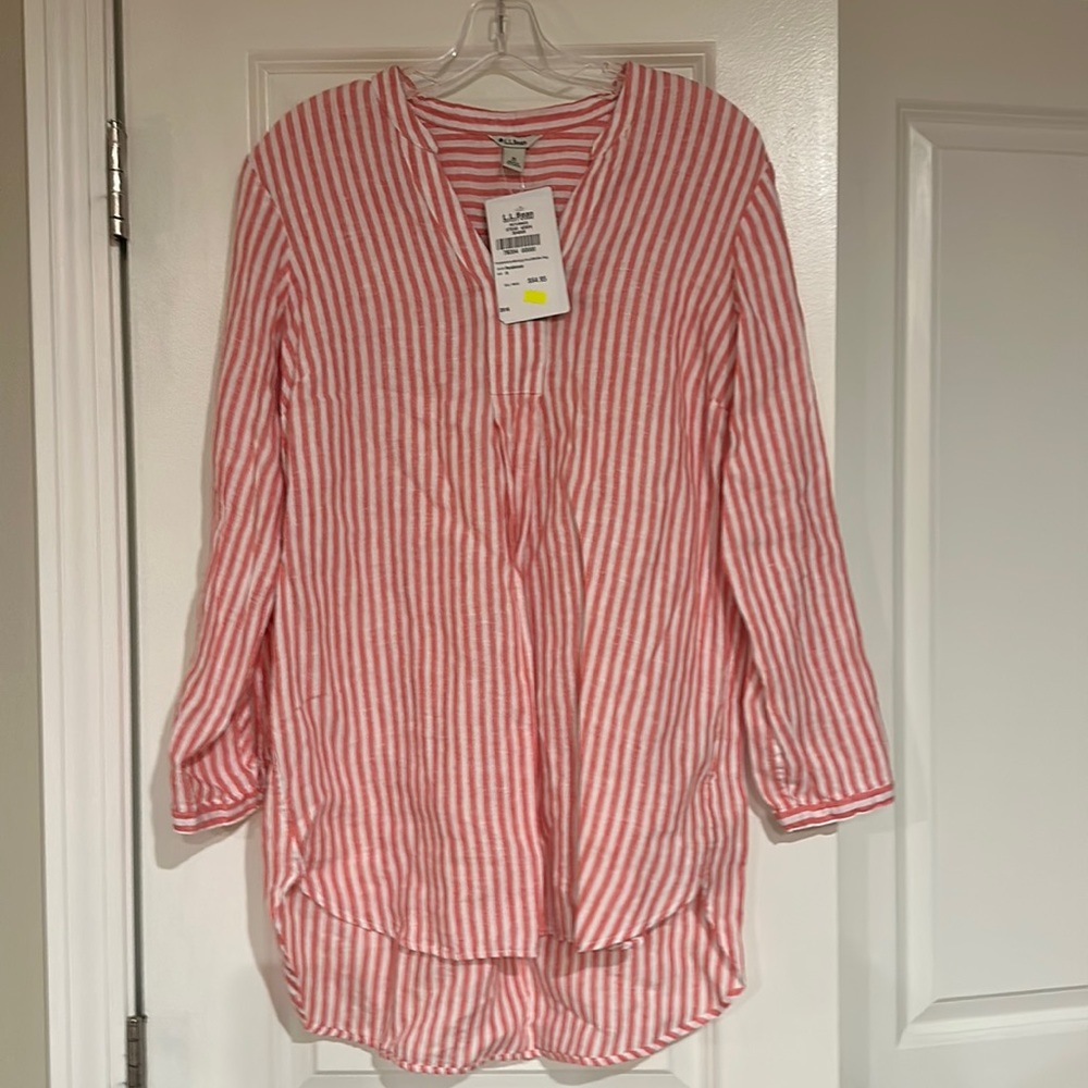 L.L. Bean linen tunic